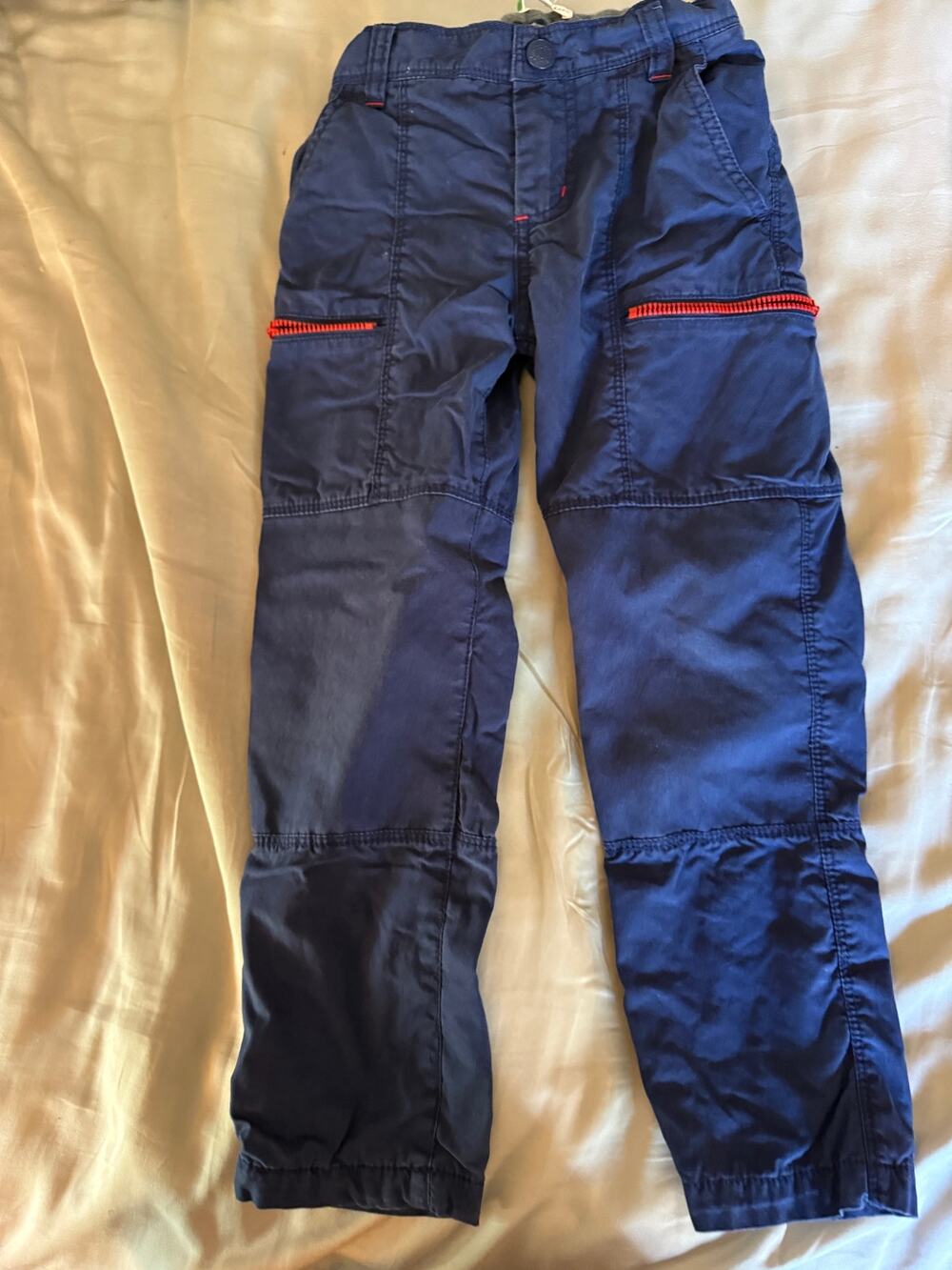 Mini Boden blue lined pants size 5